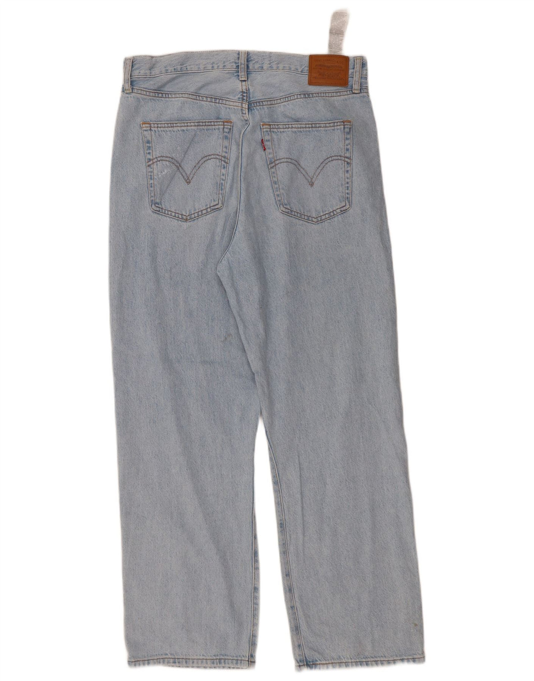 LEVI'S Γυναικείο Ribcage Straight Jeans W31 L29 Μπλε βαμβακερό