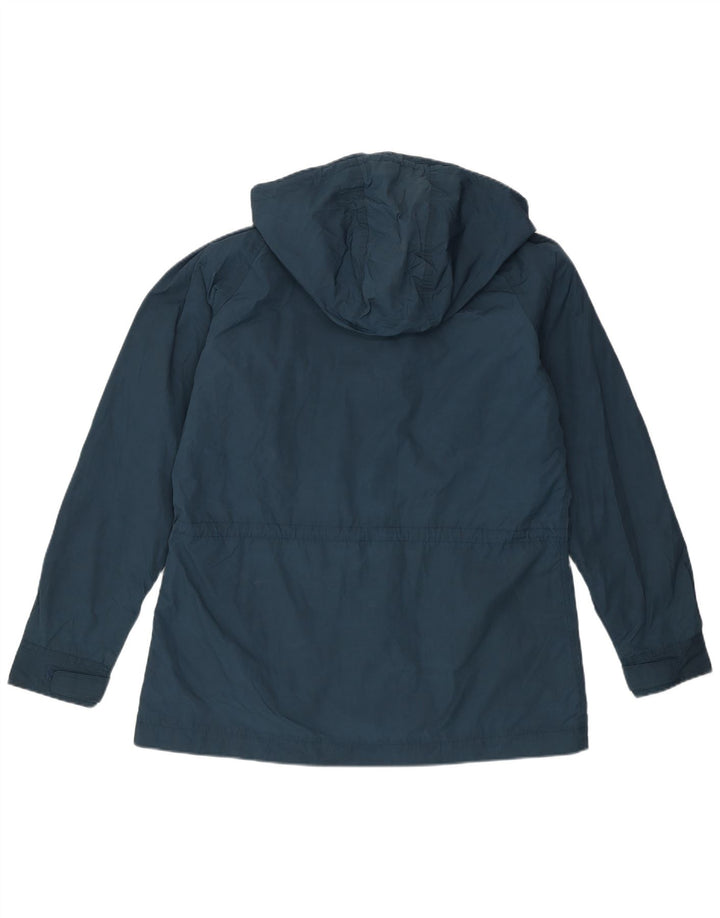 Eddie Bauer Γυναικείο κουκούλα Utility Jacket UK 16 Large Blue Nylon