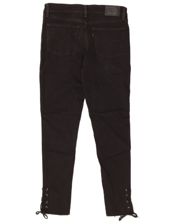 LEVI'S Γυναικείο 711 Skinny Jeans W28 L27 Μαύρο βαμβακερό