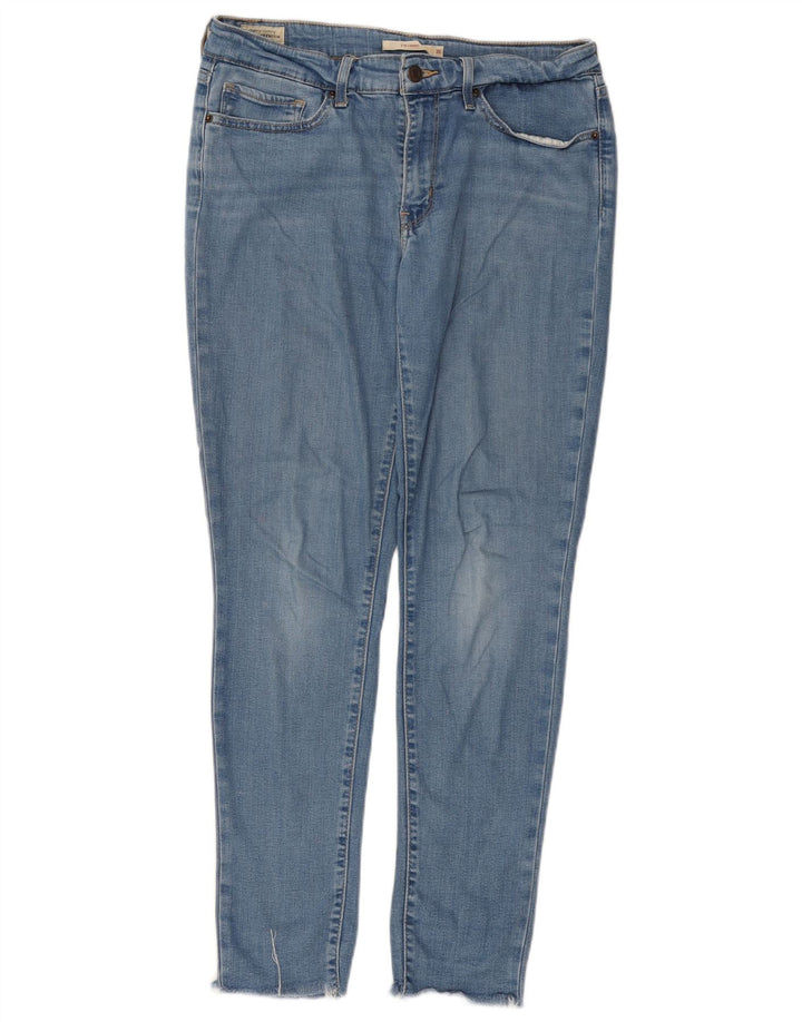 Levi's Womens 711 Skinny Jeans W30 L30 Blue Lyocell