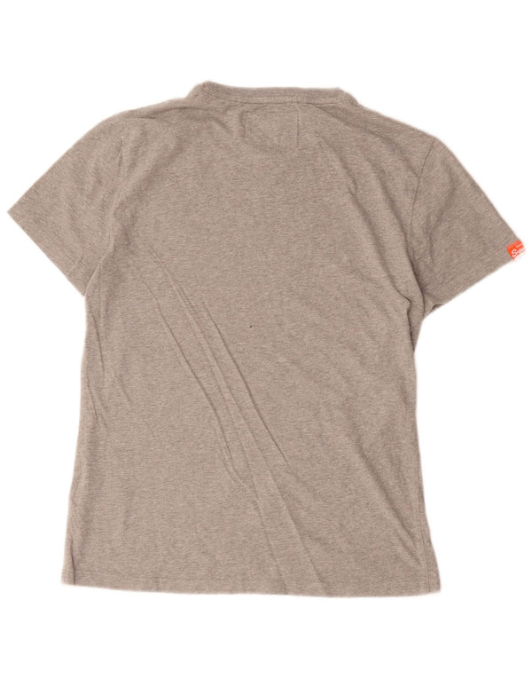 Ανδρικό T-Shirt Superdry Top Μεσαίο γκρι βαμβακερό
