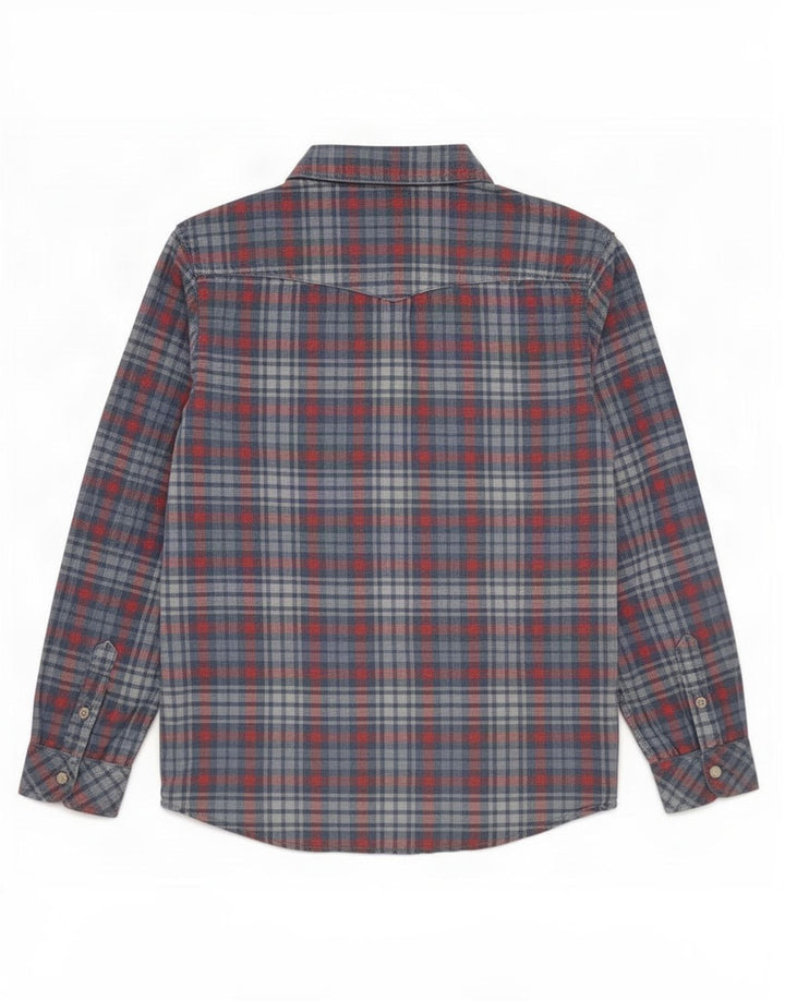 Πουκάμισο Lee Boys Regular Fit 7-8 Years Blue Check Cotton