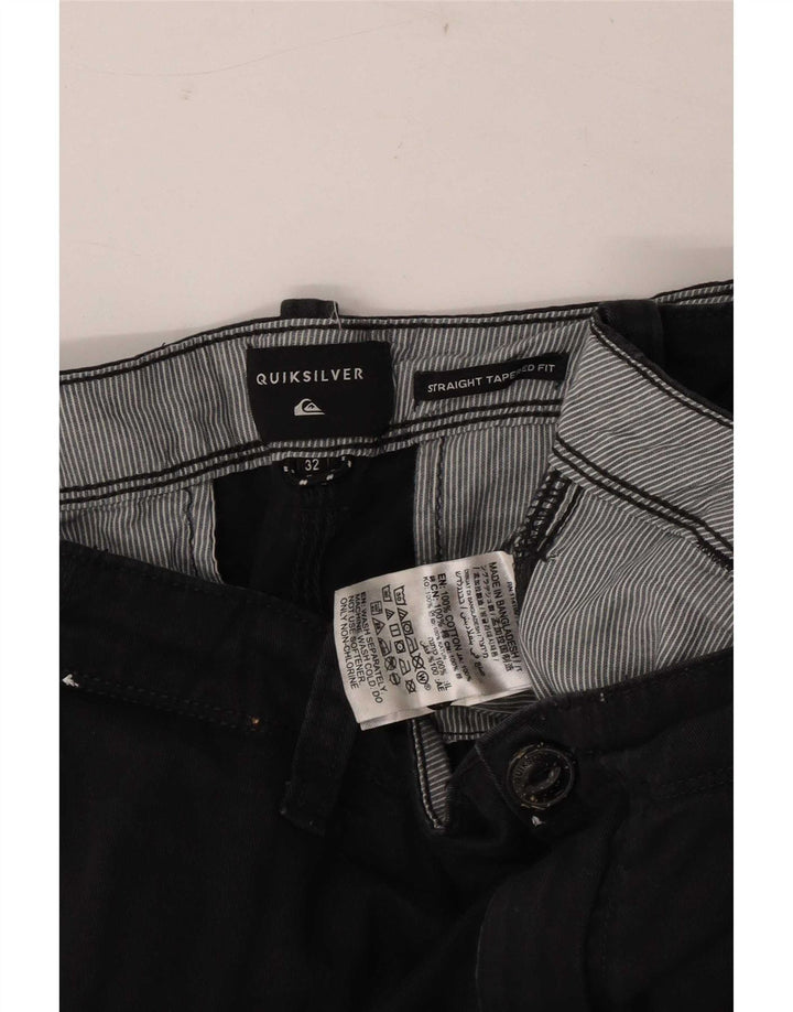 Ανδρικό σορτς Cargo Quiksilver W32 μεγάλο μαύρο βαμβακερό