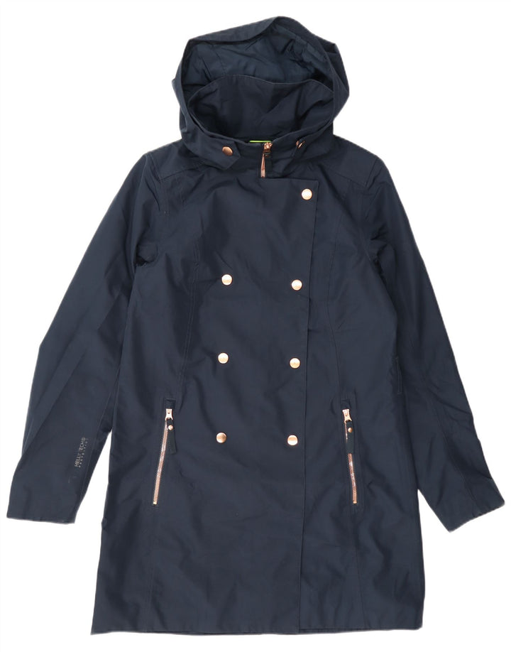 Helly Hansen γυναικείο αδιάβροχο με κουκούλα με διπλό στήθος UK 10 Small Navy Blue