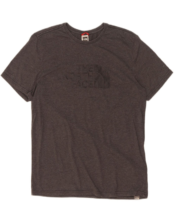 Ανδρικό γραφικό T-Shirt North Face Top Large Grey Flecked Polyester
