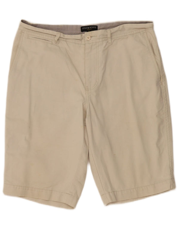 Lyle & Scott Mens Chino Shorts W34 Large Beige