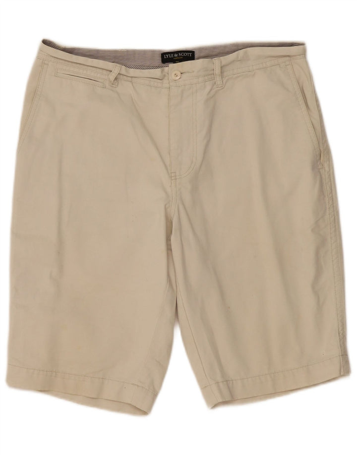 Lyle & Scott Ανδρικό σορτς Chino W34 Large Beige