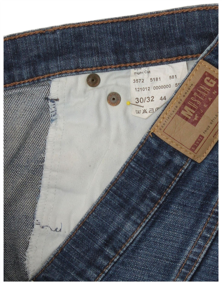 Mustang Γυναικείο Bootcut Jeans W30 L29 Μπλε βαμβακερό