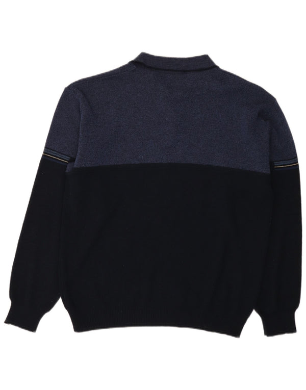Ανδρικό πουλόβερ Via Cortesa Polo Neck Jumper IT 48 Medium Navy Blue