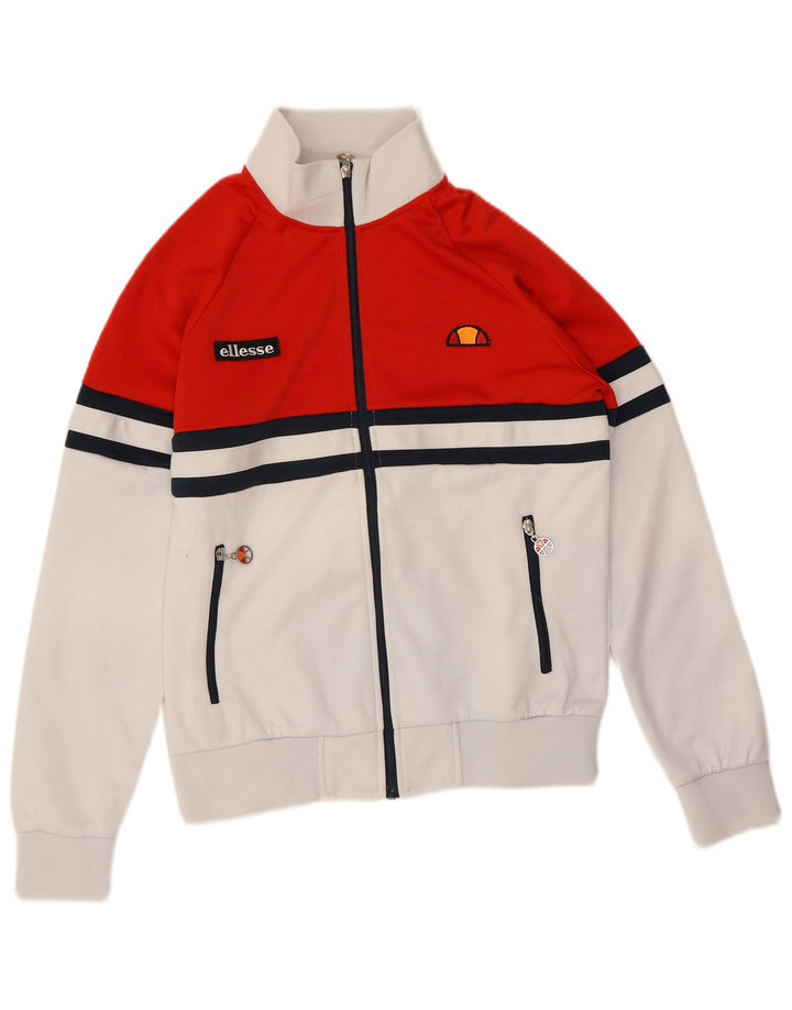 Ανδρική φόρμα Ellesse Top Jacket Small White Colourblock Polyester