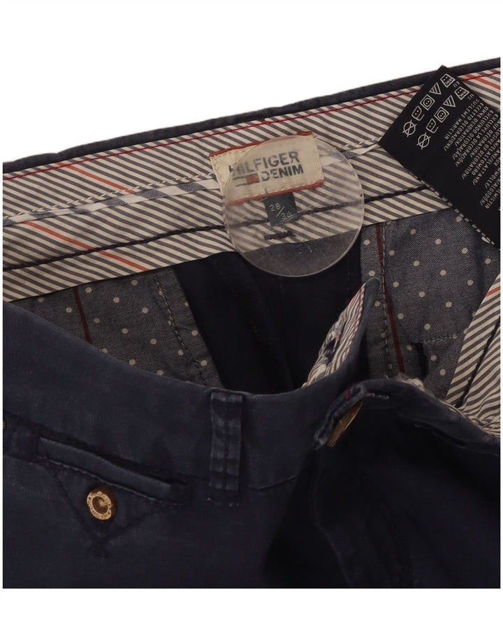 TOMMY HILFIGER Γυναικείο Slim Suit Παντελόνι W28 L34 Navy Blue Cotton
