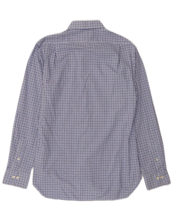 Polo Ralph Lauren Ανδρικό πουκάμισο Slim Fit Μέγεθος 16 μεγάλο μπλε βαμβακερό