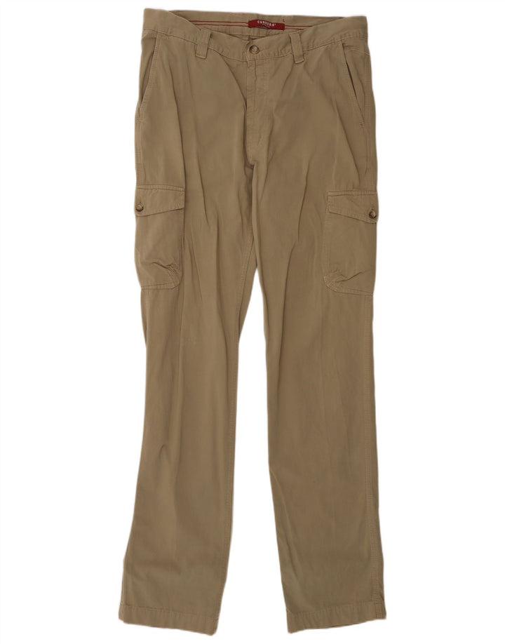 Carrera Ανδρικό ίσιο παντελόνι Cargo IT 48 Medium W33 L34 Beige βαμβακερό