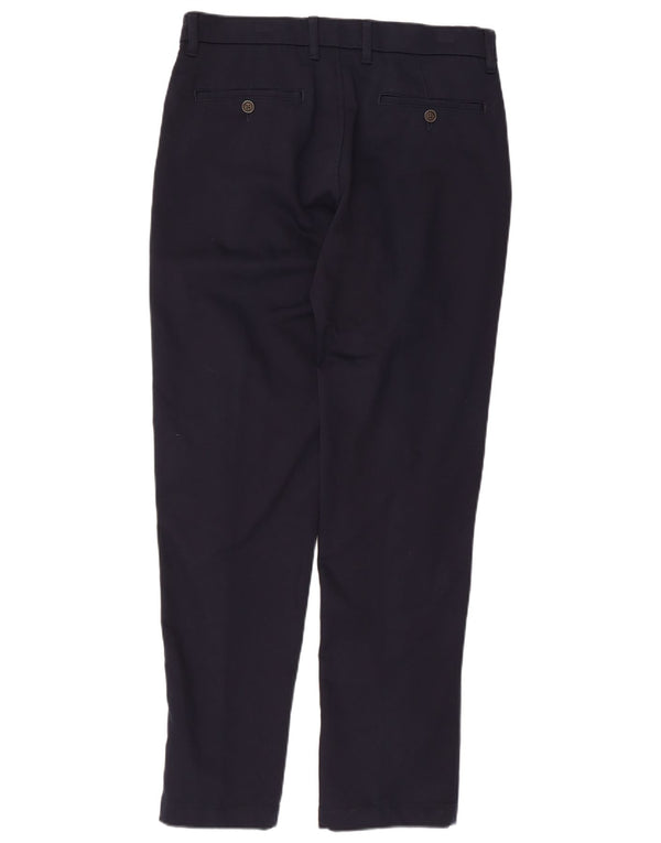 Ανδρικό παντελόνι Chino Marks & Spencer W32 L31 Navy Blue Cotton
