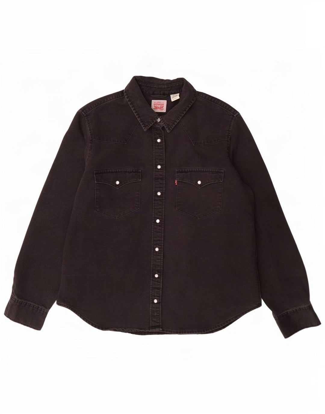 Γυναικείο τζιν πουκάμισο Levi's UK 18 XL μαύρο βαμβακερό