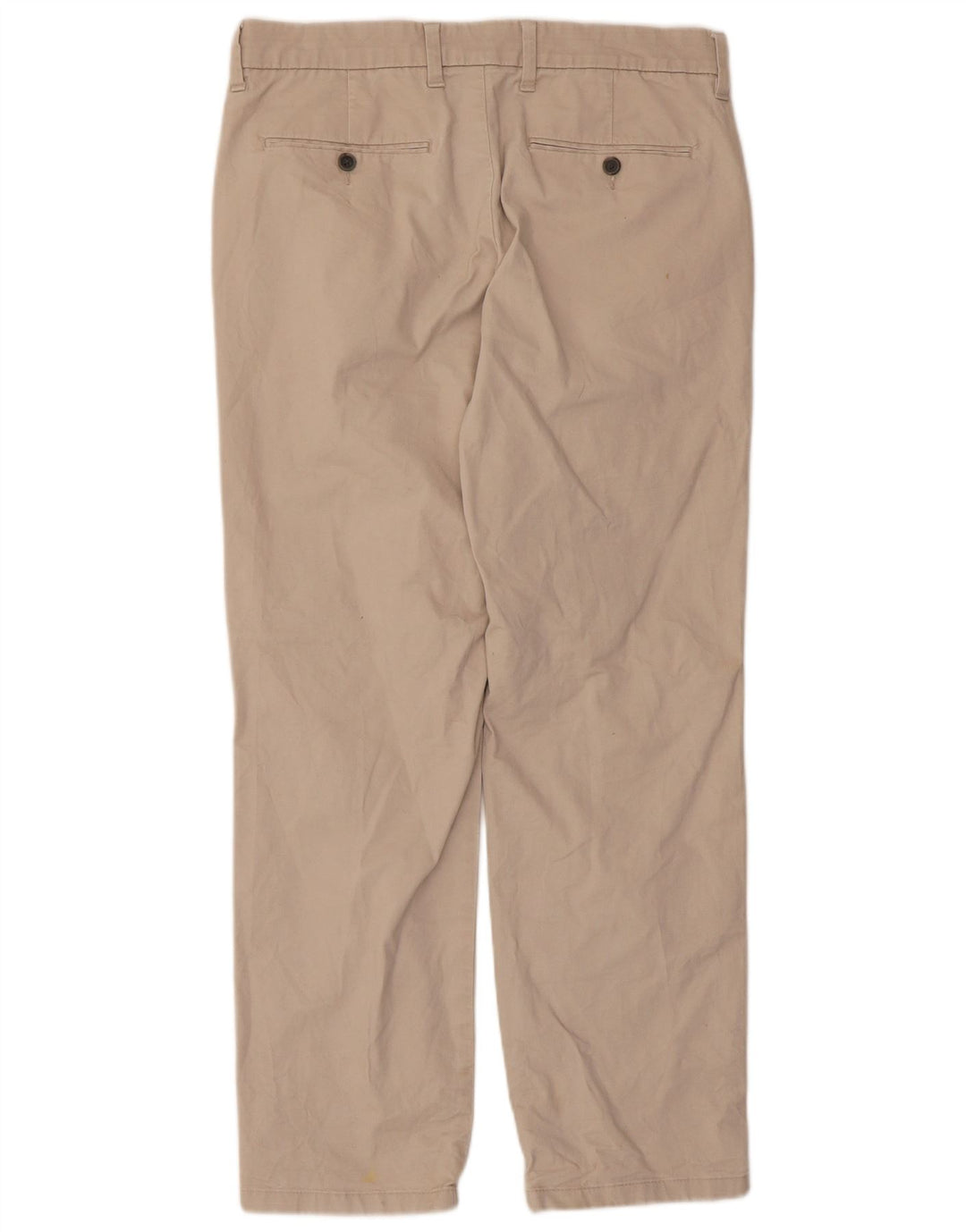 Marks & Spencer Ανδρικό παντελόνι Chino με κανονική εφαρμογή W32 L29 Μπεζ βαμβακερό