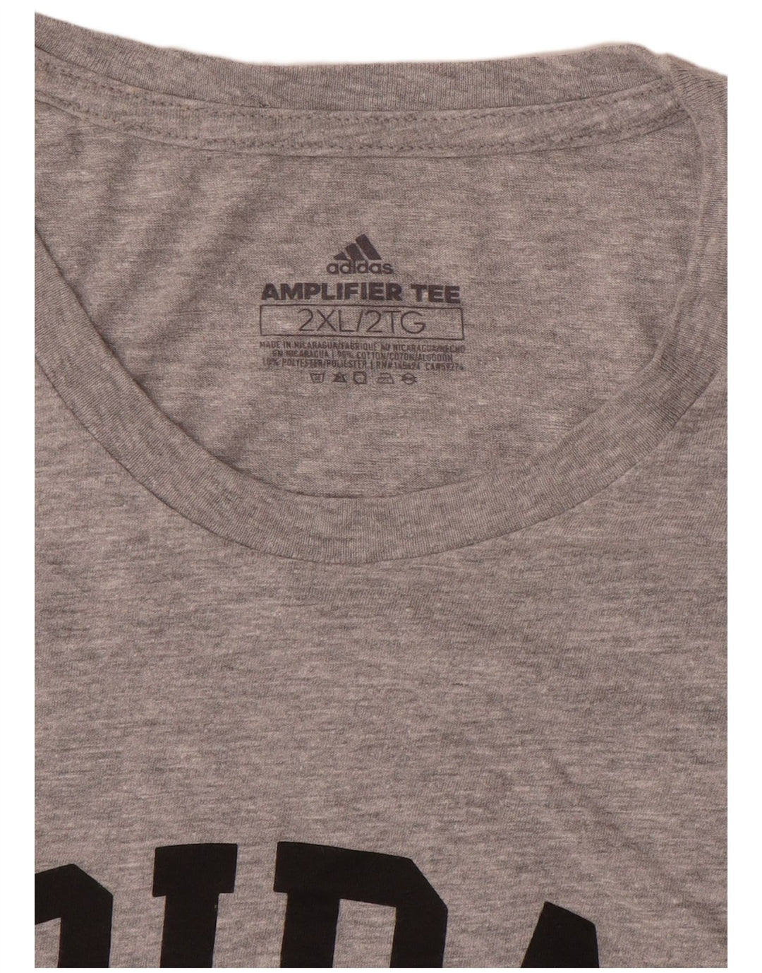 Ανδρικό γραφικό T-Shirt Adidas Top 2XL Γκρι