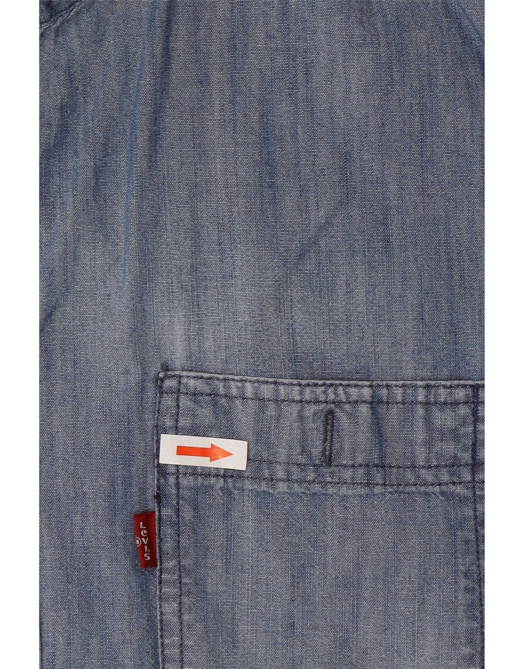Ανδρικό τζιν πουκάμισο Levi's Large Blue