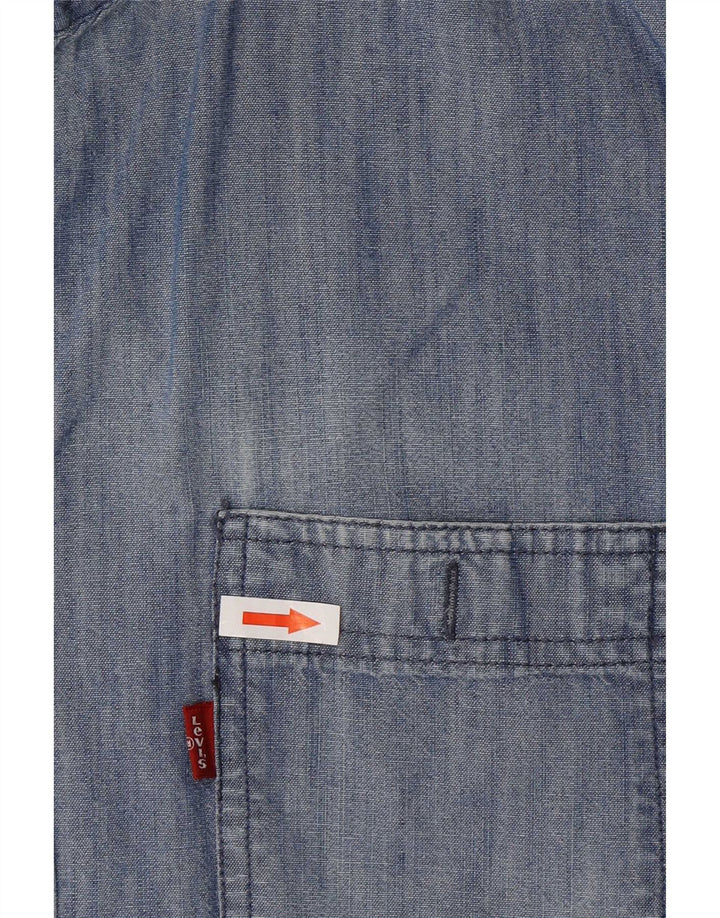 Ανδρικό τζιν πουκάμισο Levi's Large Blue