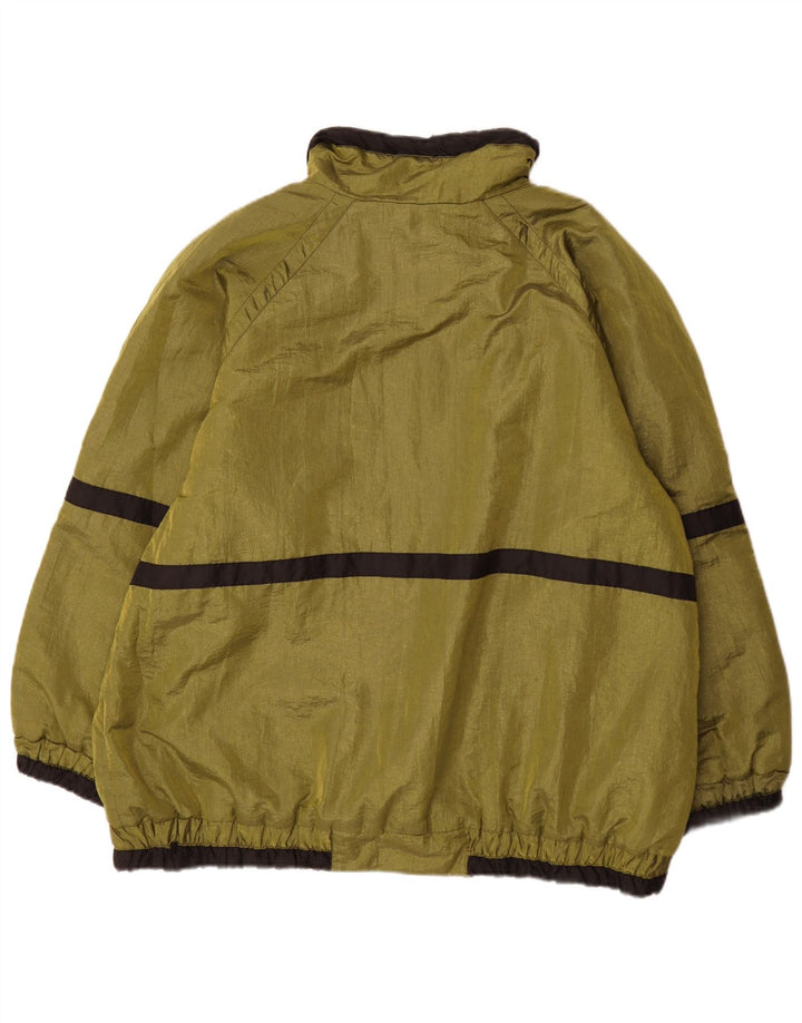 Vintage Ανδρικό μπουφάν Windbreaker UK 44 2XL Green Colourblock Πολυεστέρας