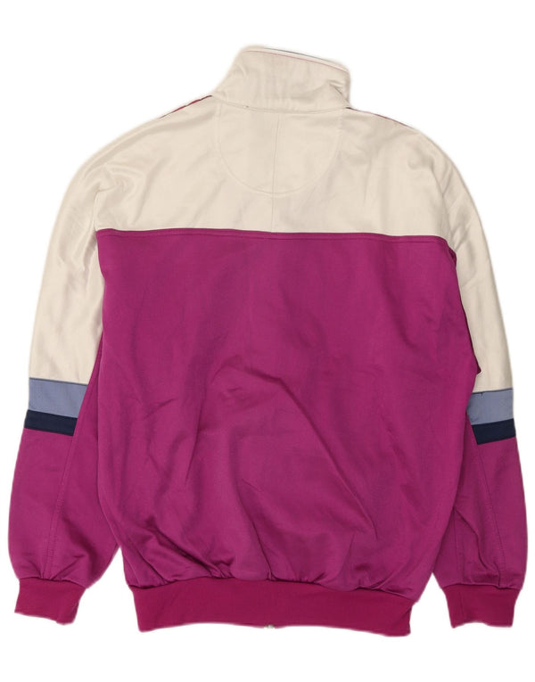 Γυναικεία αθλητική φόρμα γραφικών ASICS Top Jacket IT 46 Large Purple Colourblock