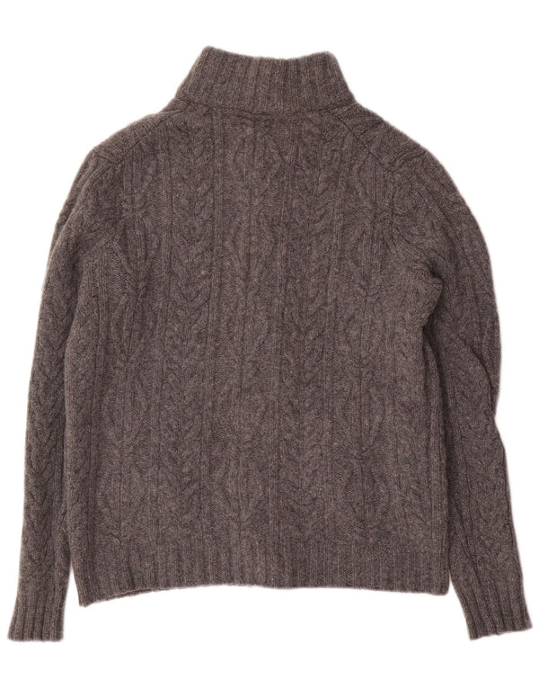 Γυναικείο πουλόβερ ζακέτα Massimo Dutti UK 14 Medium Grey