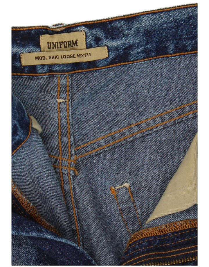UNIFORM Ανδρικό Distressed Loose Jeans W30 L30 Blue