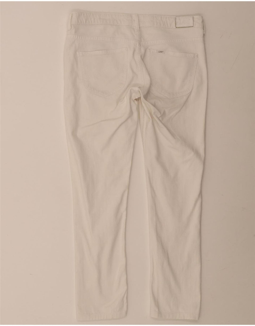 Lee Womens Norma Slim Jeans W30 L27 Λευκό βαμβακερό