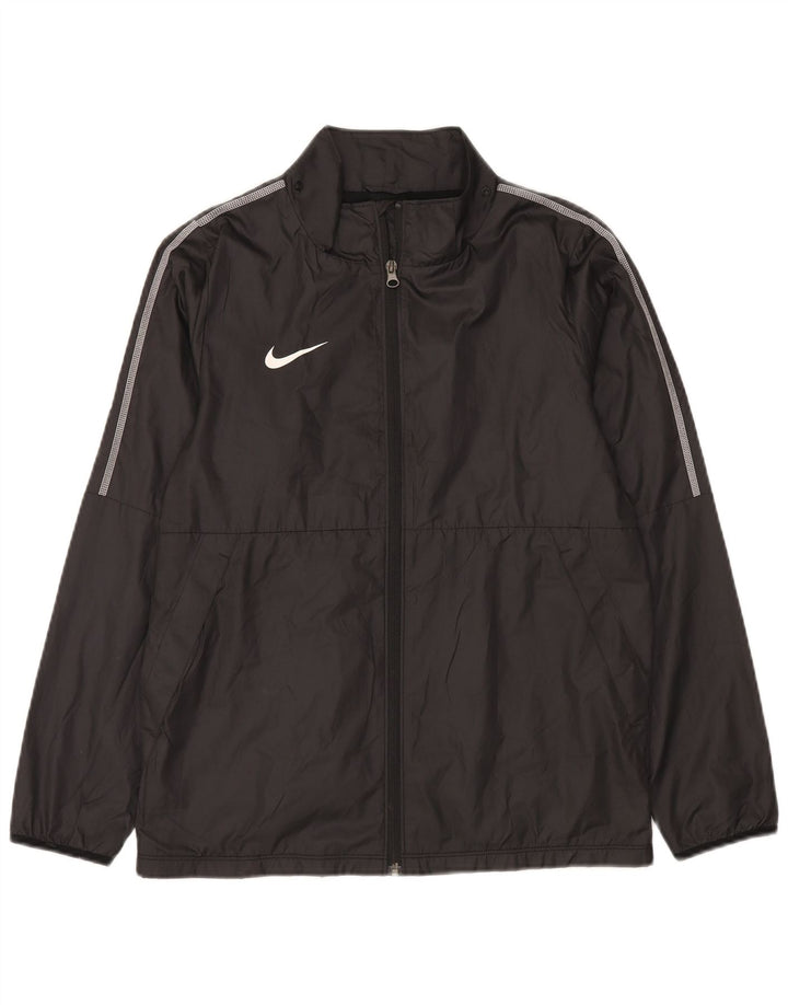Μπουφάν Nike Boys αθλητική φόρμα 13-14 ετών XL μαύρο πολυεστέρα