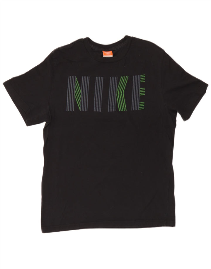 Ανδρικό γραφικό T-Shirt Adidas Top Μεσαίο μαύρο βαμβακερό