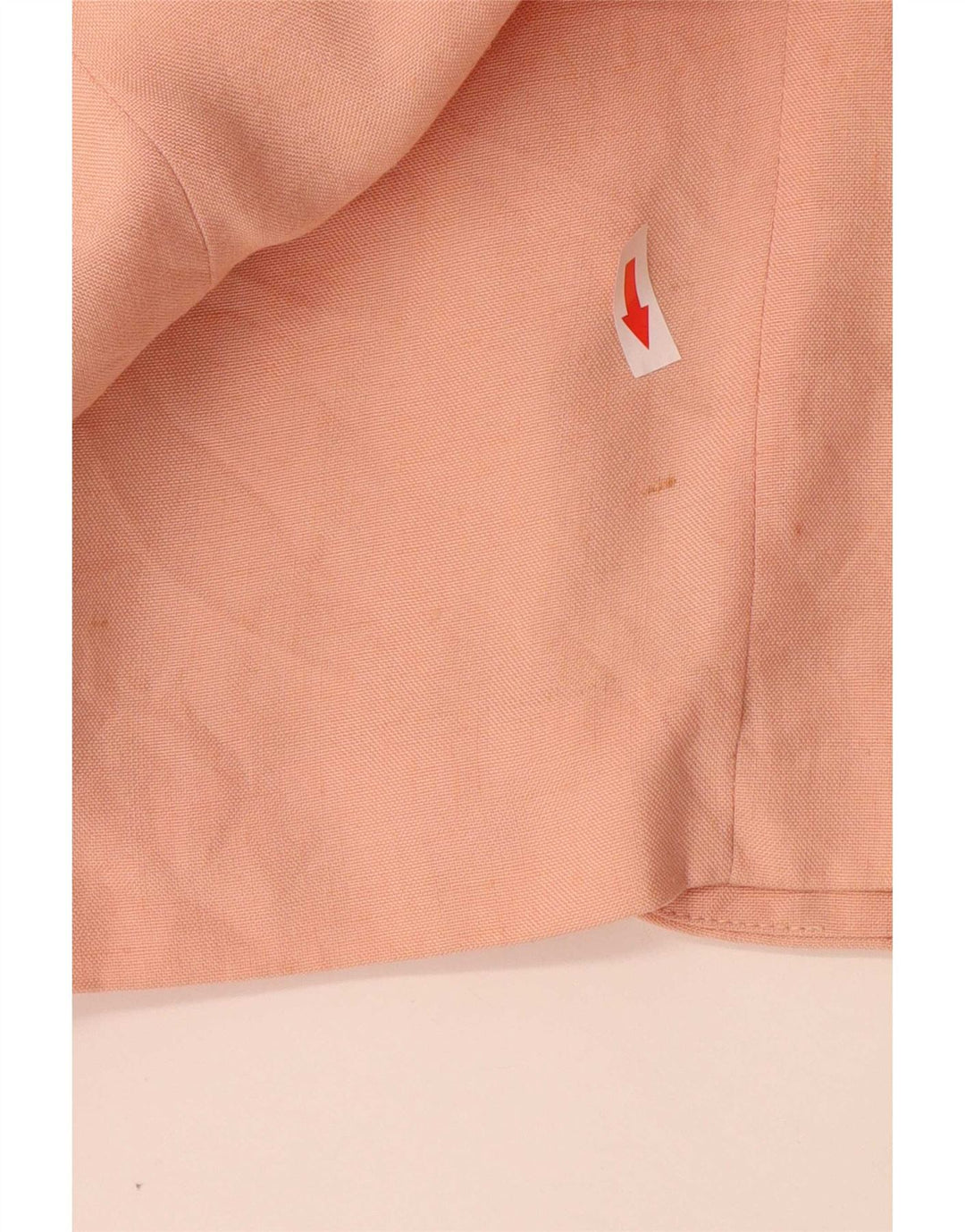 Zara Γυναικείο Μπουφάν 1 Κουμπί Blazer UK 14 Μεσαίο Ροζ Βισκόζη