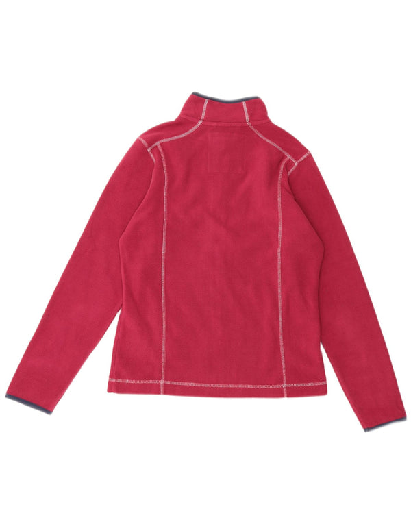 Weird Fish Γυναικείο Fleece Jacket UK 10 Small Burgundy Polyester