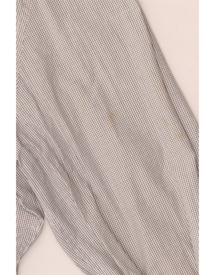 Ανδρικό πουκάμισο Calvin Klein Slim Fit, μεσαίο γκρι βαμβακερό Gingham