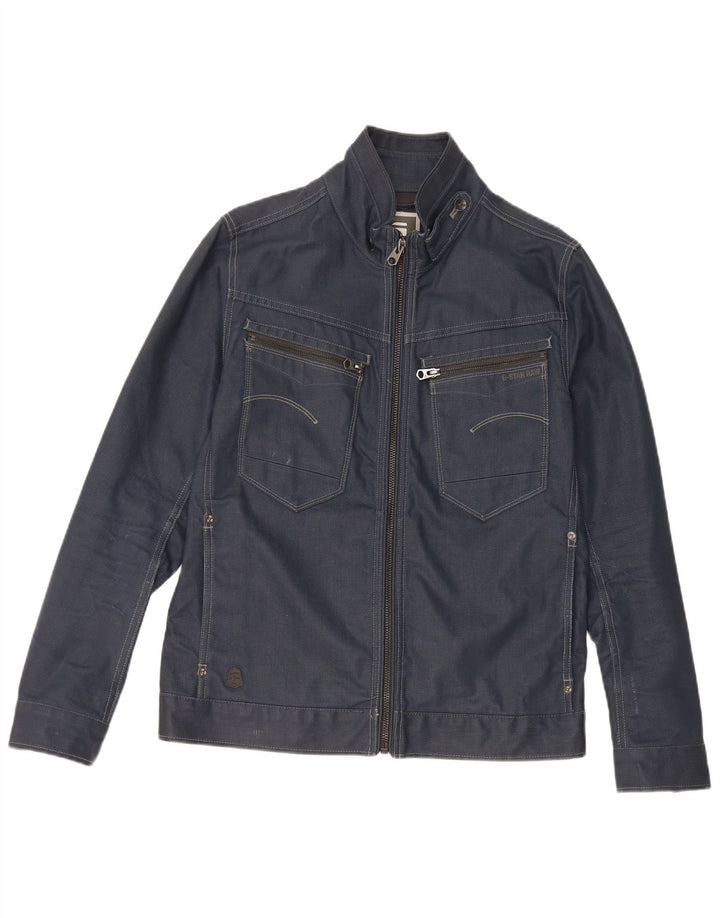 Ανδρικό τζιν μπουφάν G-Star UK 40 Large Navy Blue