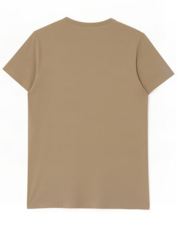 French Connection Ανδρικό T-Shirt Top XL Khaki Cotton