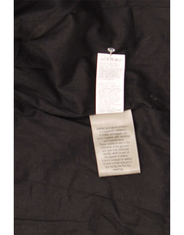 River Island Γυναικείο Δερμάτινο Μπουφάν Biker UK 12 Medium Μαύρο