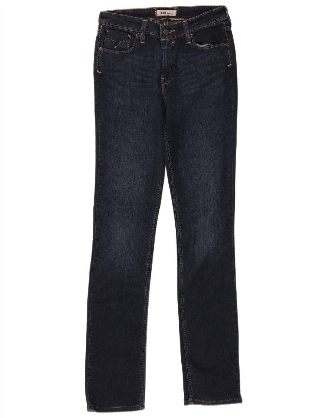 LEVI'S Ανδρικό 628 Slim Jeans W30 L34 Navy Blue Cotton