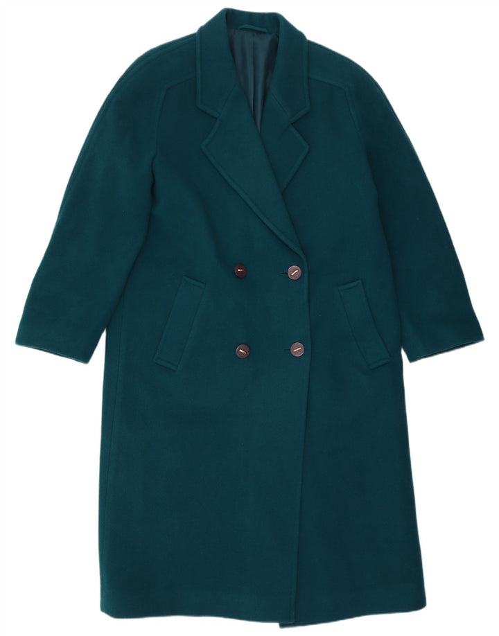 Γυναικείο παλτό με διπλό στήθος Sixth Sense US 14 XL Green New Wool