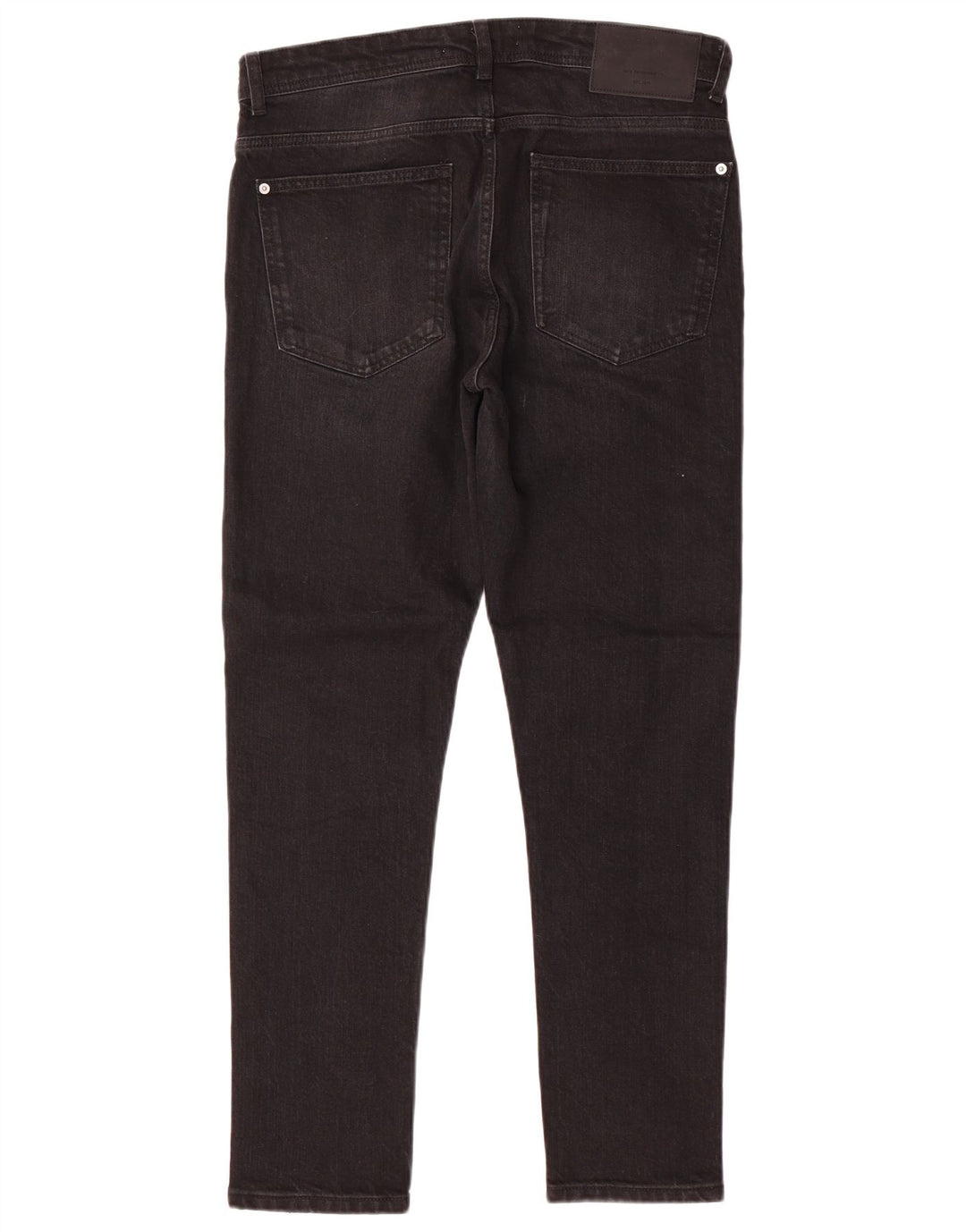 Zara Γυναικείο Slim Jeans EU 40 Medium W31 L29 Μαύρο βαμβακερό