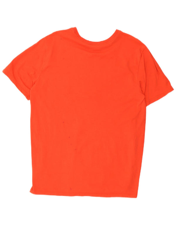 Μπλουζάκι γραφικό Nike ανδρικό Dri Fit, μεγάλο κόκκινο βαμβακερό