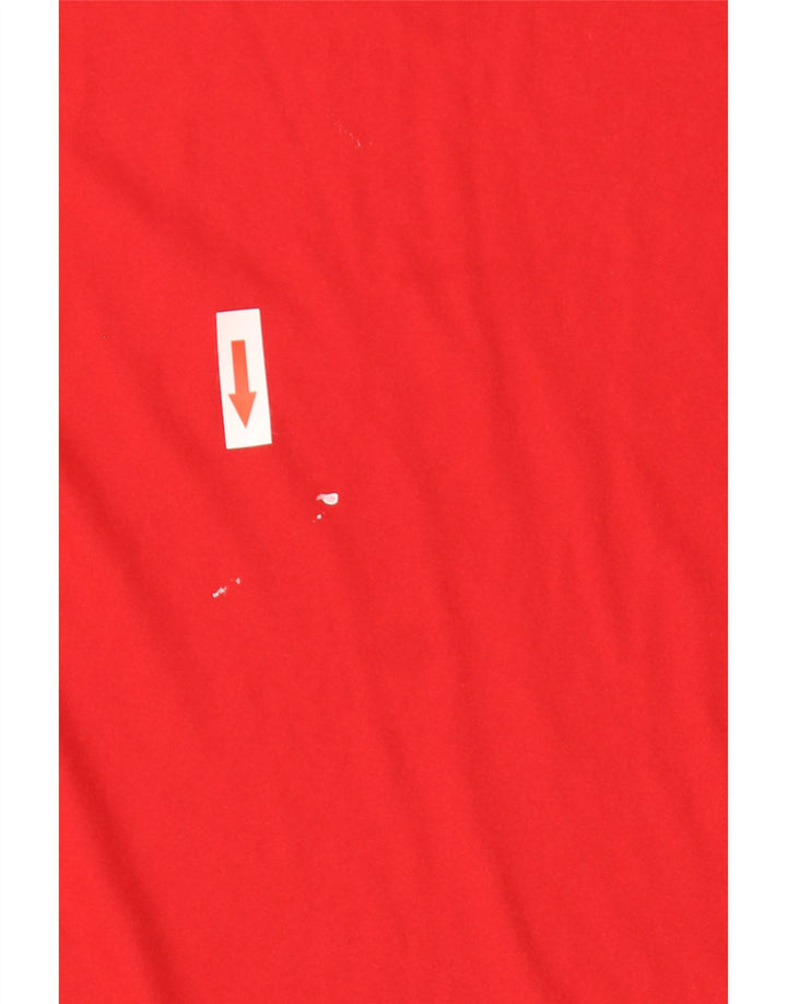 Adidas Ανδρικό T-Shirt Climalite Top Small Red Polyester