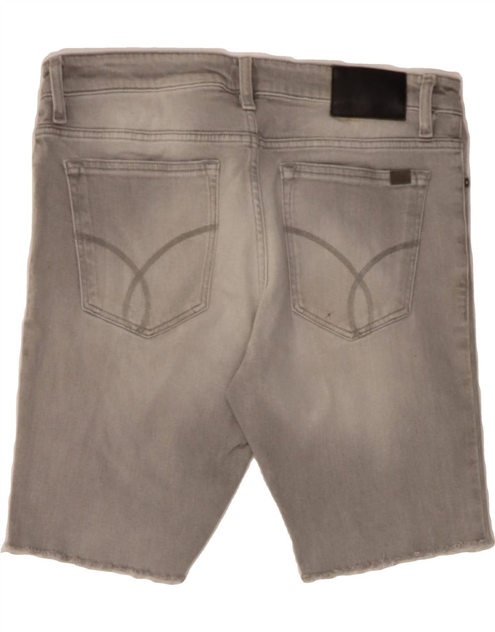 CALVIN KLEIN Mens Denim Shorts W34 Large Grey Vintage Calvin Klein and Second-Hand Calvin Klein from Messina Hembry 