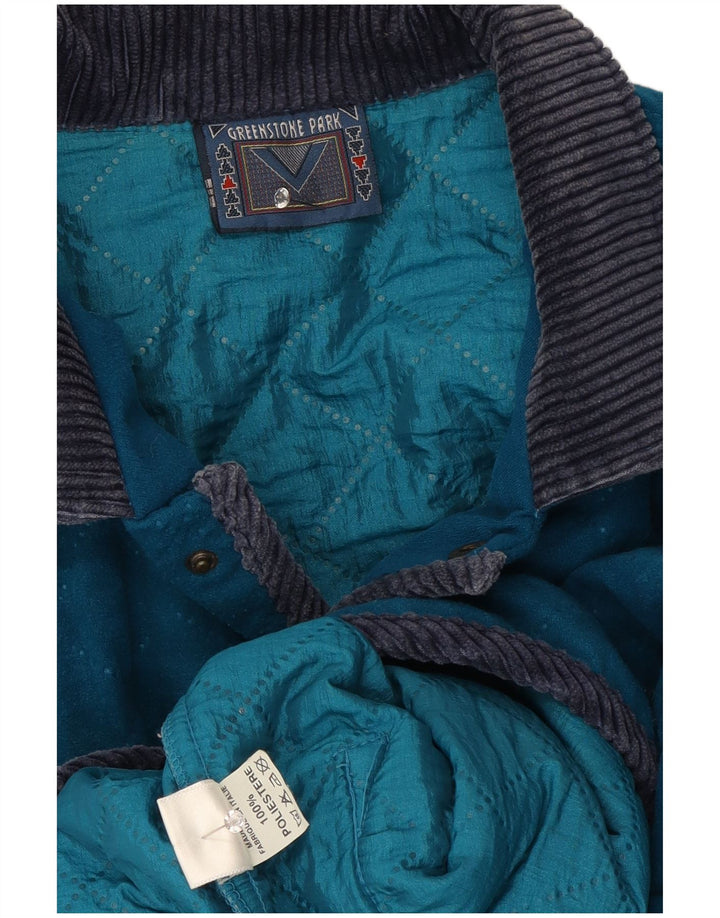 Greenstone Park Ανδρικό καπιτονέ μπουφάν UK 38 Medium Blue Polyester