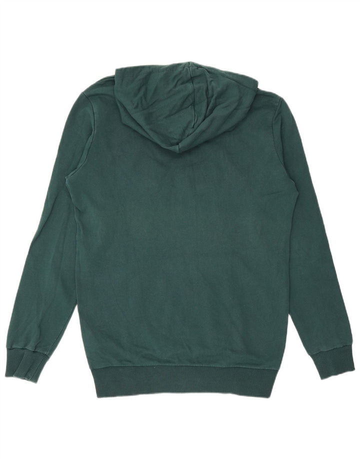 Ανδρικό γραφικό κουκούλα PUMA, μικρό πράσινο βαμβακερό