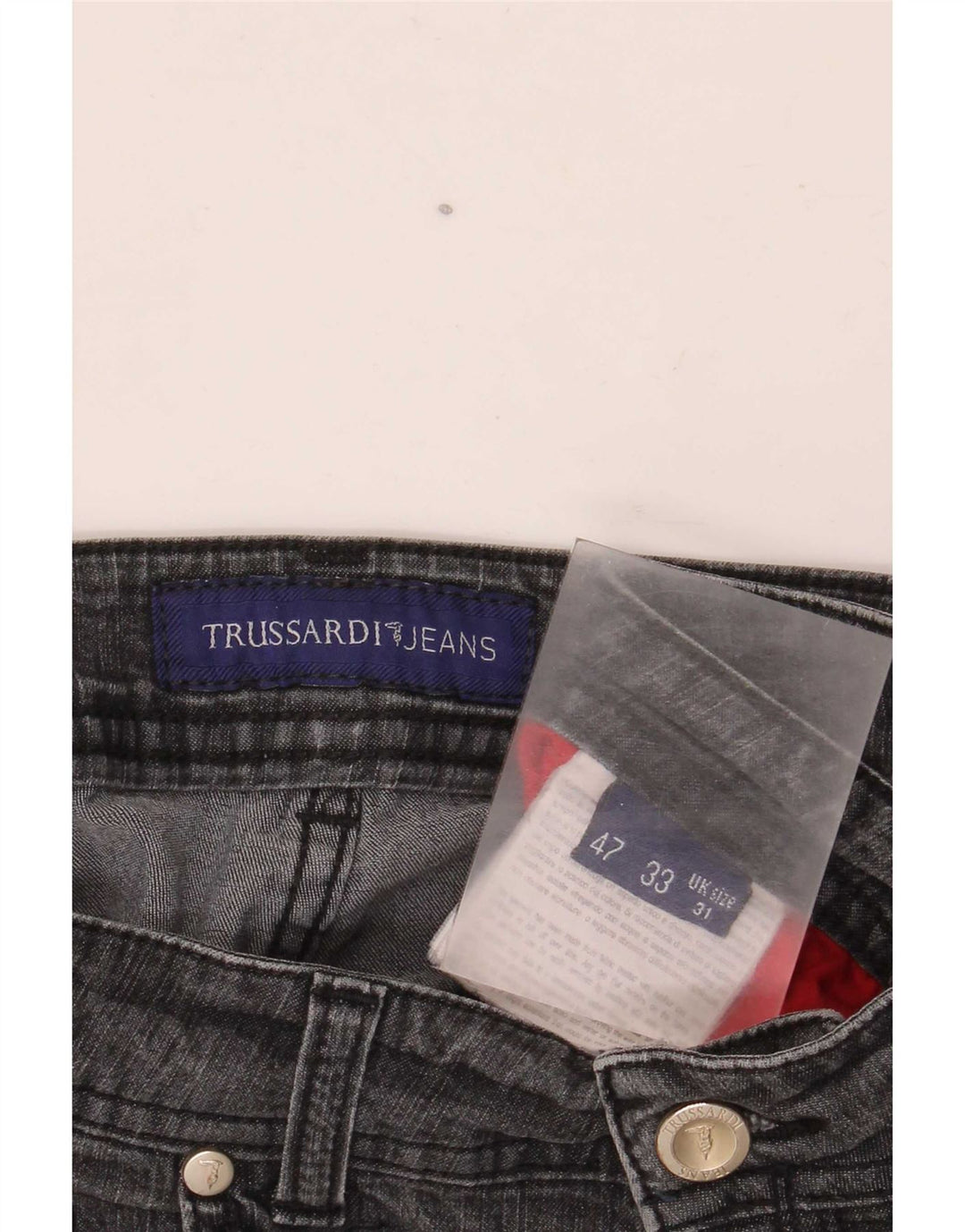 Γυναικείο τζιν Trussardi ίσιο W31 L30 Γκρι