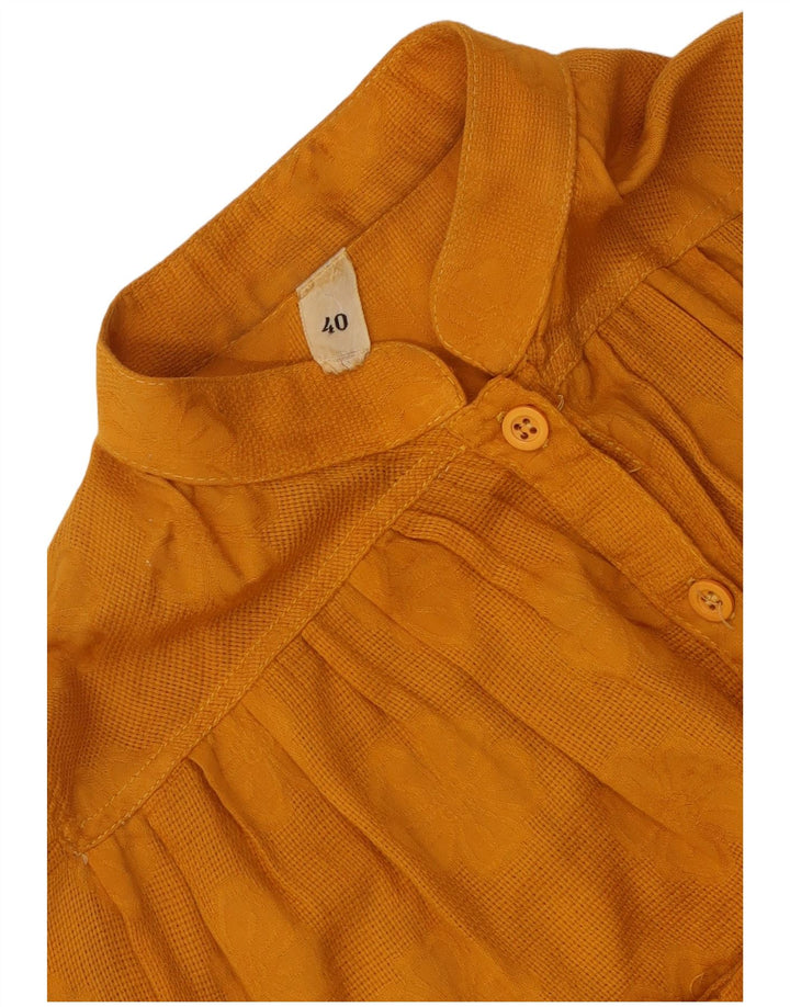 Vintage γυναικείο πουλόβερ μπλούζα EU 40 Medium Yellow Floral