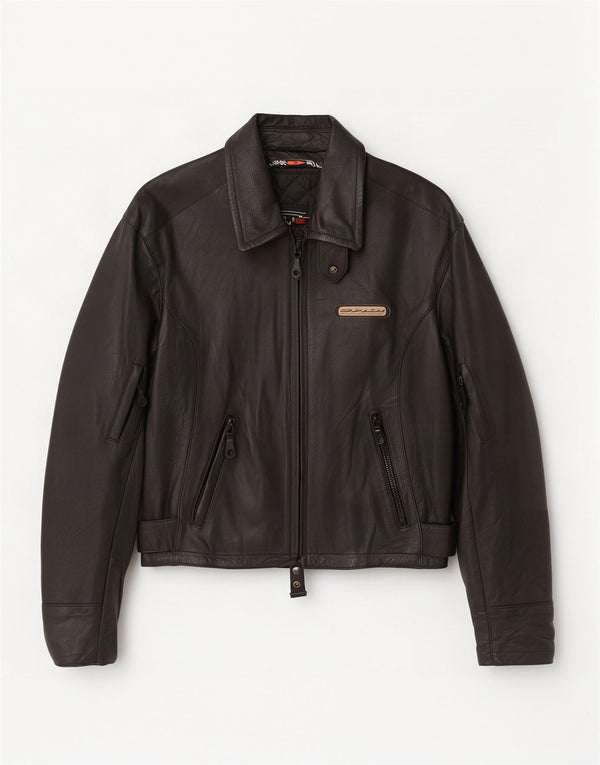 Spidi Γυναικείο Δερμάτινο Σακάκι Racer UK 14 Medium Μαύρο