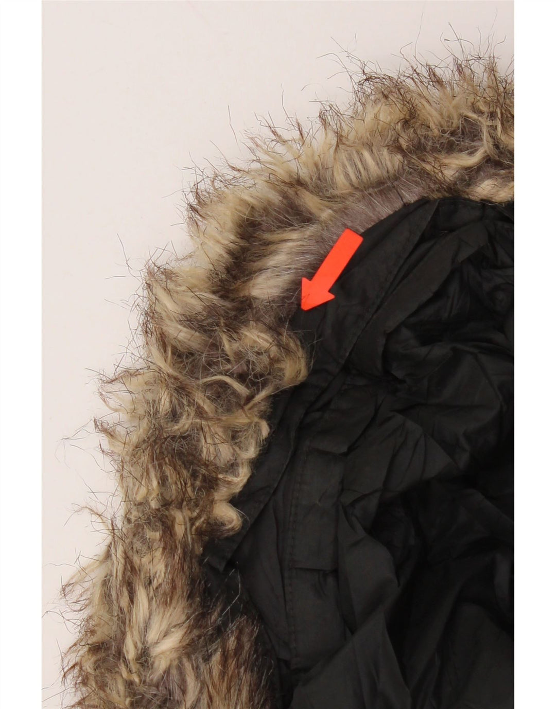 Γυναικείο παλτό με κουκούλα Eddie Bauer UK 14 μεσαίο μαύρο πολυεστέρας