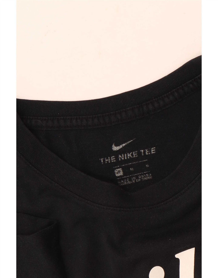 Ανδρικό γραφικό μπλουζάκι Nike, μεσαίο μαύρο