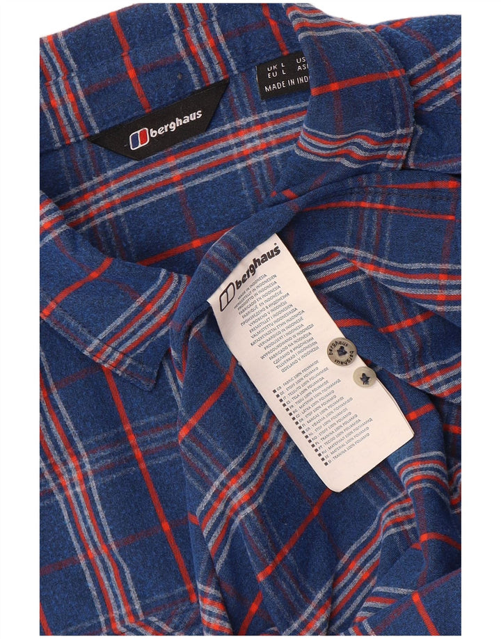 Ανδρικό πουκάμισο Berghaus Flannel Μεγάλο Μπλε Check Polyamide